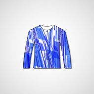 Abstract illustration on sweater N176