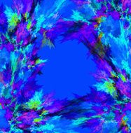 Abstract background in blue Computer generated graphics