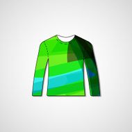 Abstract illustration on sweater N179