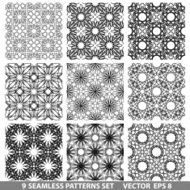 Vector seamless patterns set N3