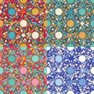 Mosaic seamless pattern N12