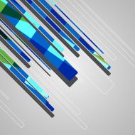 Abstract futuristic geometric shapes N94