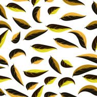 repeating pattern of leaves