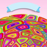 3d geometric background with shadows paper graphic Place for text N3