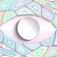 3d geometric background with shadows paper graphic Place for text N4