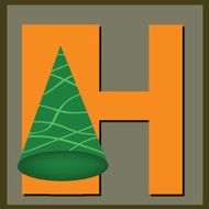 Letter H for hat N3