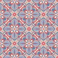 pink and blue floral pattern
