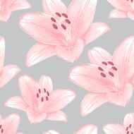 Vector seamless floral background N14