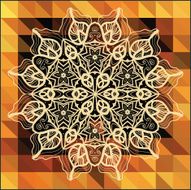 mandala triangle vector N5