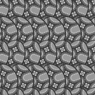 Tile Floral Curl Pattern