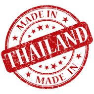 Made In Thailand red stamp