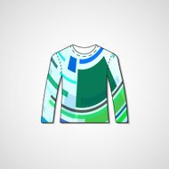 Abstract illustration on sweater N181