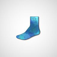 Abstract illustration on sock N181