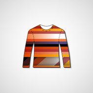 Abstract illustration on sweater N185