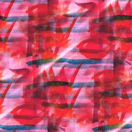 art avant-garde background hand red pink blue paint seamless w