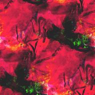 abstract avant-garde red seamless wallpaper watercolor art hand