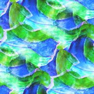 abstract blue green avant-garde seamless wallpaper watercolor a