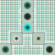 set of fabric with buttons N2