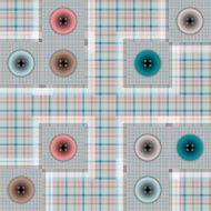 set of fabric with buttons N4
