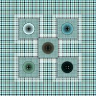 set of fabric with buttons N7