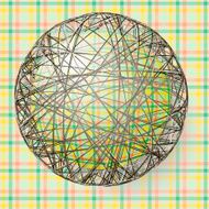 ball with the texture of fabric N4