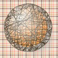 ball with the texture of fabric N5