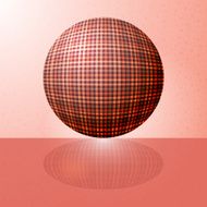ball with the texture of fabric N9