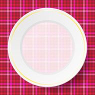 Image dishes on a napkin N5