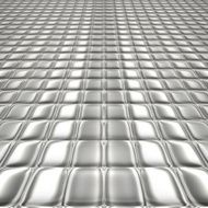Metal silver checked pattern N3
