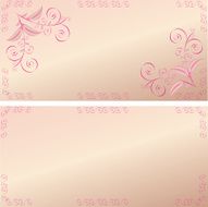 Card pink patterns