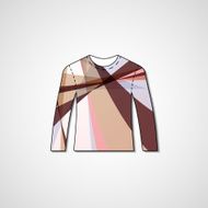 Abstract illustration on sweater N188