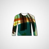 Abstract illustration on sweater N189