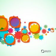vector colorful asterisk