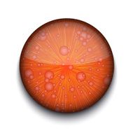 Vector abstract circle app icon N4