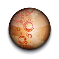 Vector abstract circle app icon N6