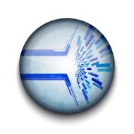 Vector abstract circle app icon N7