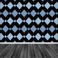 Empty room interior with wallpaper High resolution texture bac N2