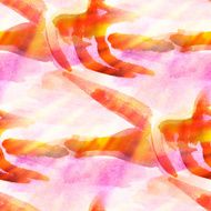 yellow art picture watercolor seamless purple