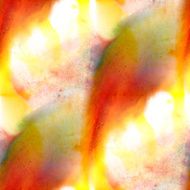 sunlight watercolor brush green yellow red stroke abstract art a