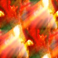 sunlight watercolor brush abstract art red yellow green artistic