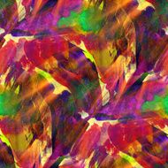 seamless purple red green yellow watercolor