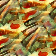 sunlight art green red picture watercolor seamless background