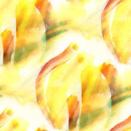 sunlight art green brown picture watercolor seamless background