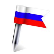 Vector Russian country flag N2