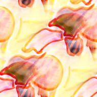 sunlight abstract watercolor red seamless texture hand painted