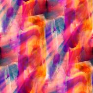 sunlight abstract blue red orange painted wallpaper contemporary
