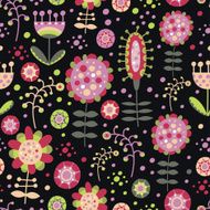 Seamless color floral pattern N2