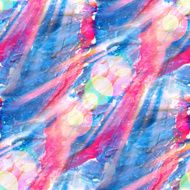 sun glare watercolor blue red background abstract paper art daub