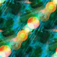 sun glare watercolor blue black background abstract paper art te