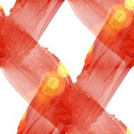 sun glare spot art watercolor red tick pointer texture backgroun